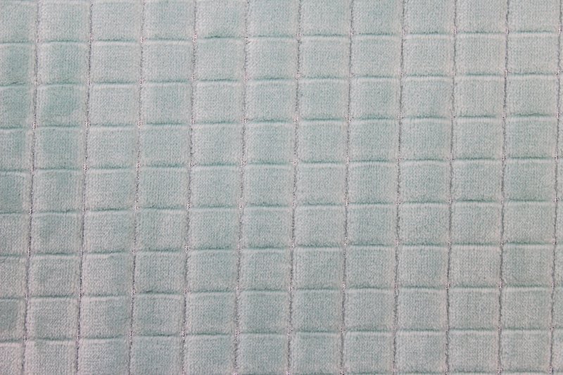 Square Waffle Grid (Cuadricula) Flannel Jacquard Fleece wholesale KG