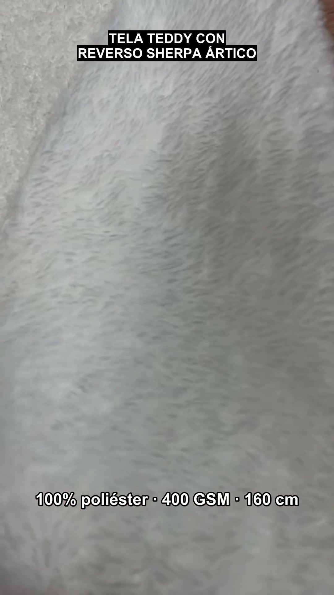 Curly Teddy Boucle Bonded Arctic Sherpa Fleece Fabric