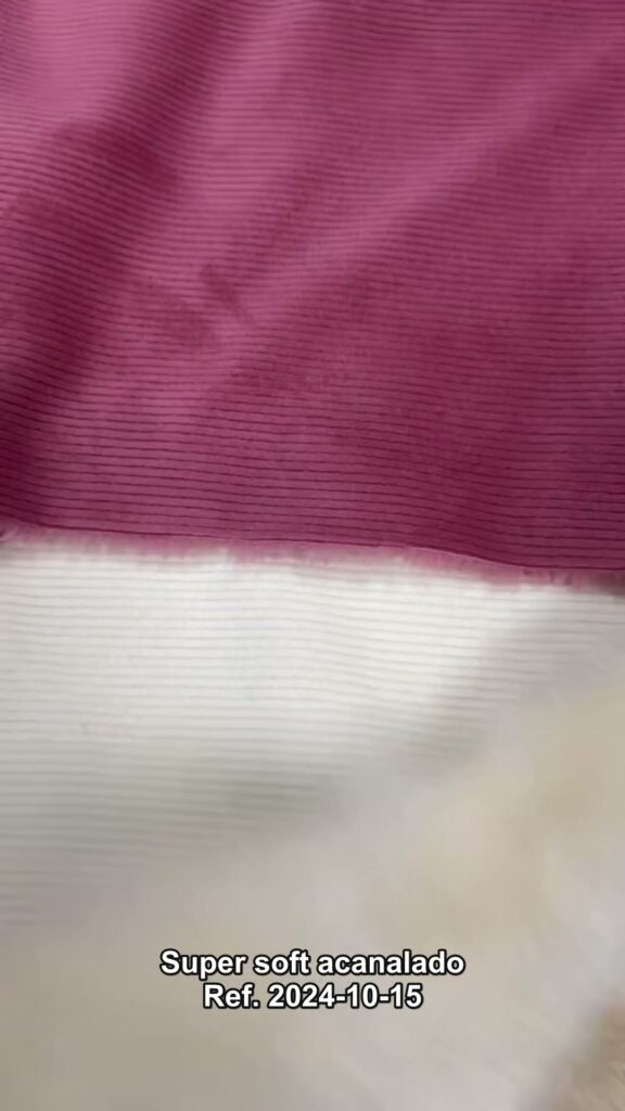 Fine Ribbed Super Soft Bonded Sherpa Fleece Fabric (380GSM)