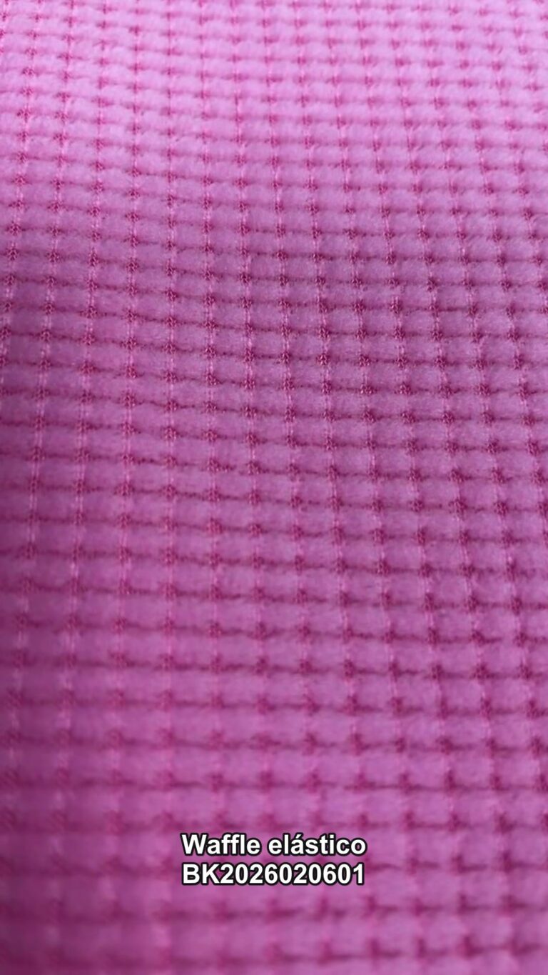 Waffle Texture Knit Bonded Super Soft Fleece Fabric (BK2026020601)
