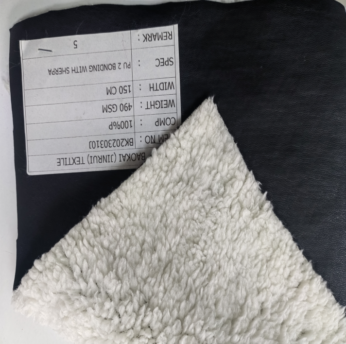 Classic Solid Lamb Sherpa Fleece Fabric 350 GSM (BK20230111-B)