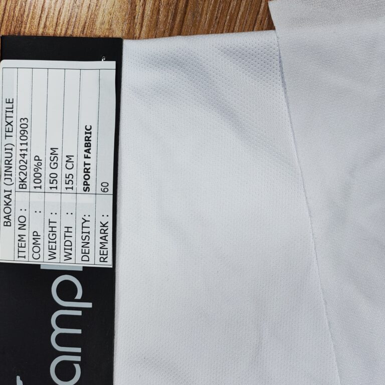 Birdseye Mesh Sportswear Fabric 150-170 GSM (BK20241109)
