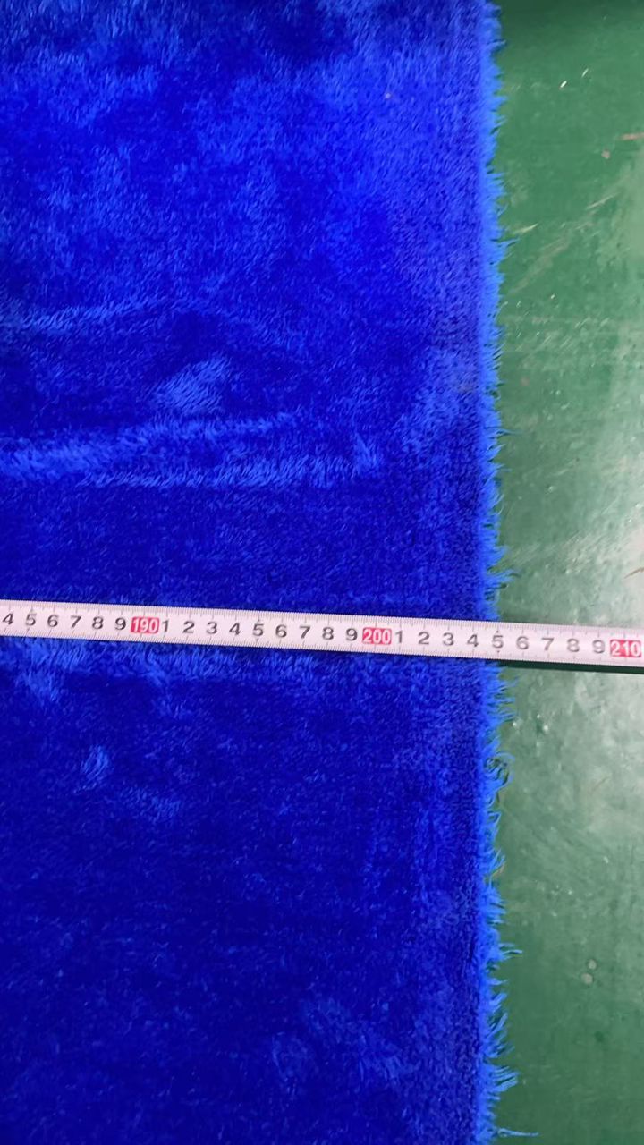 SM-065 single-sided Arctic fleece — Reference 2 — blue pile and width view